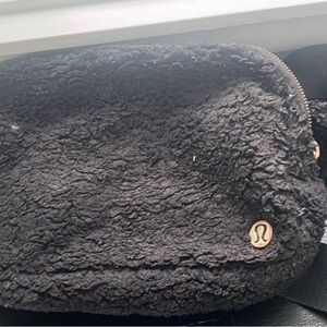 lululemon athletica Black Textured Satchel